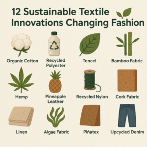 Featured image for 12 Sustainable Textile Innovations Changing Fashion